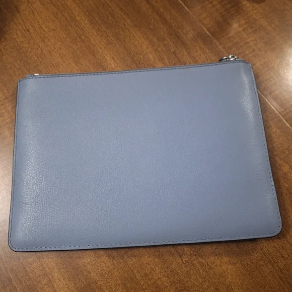 Michael Kors Light Blue Clutch Wristlet, Vintage Collectible ** - Picture 2 of 3